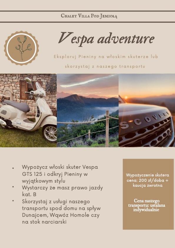 Chalet Villa Pod Jemiola Szczawnica Eksteriør bilde